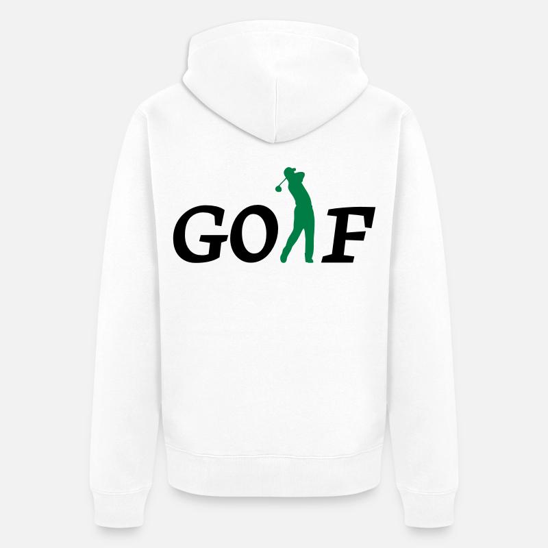 golf - Veste à capuche bio Premium Unisexe - blanc