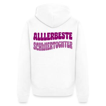 Meilleure belle-fille - Veste à capuche bio Premium Unisexe - blanc - Dos - Thijin (182cm)