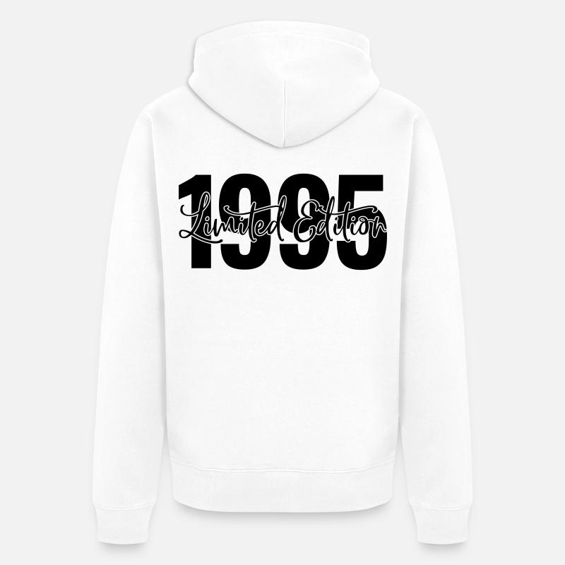 Edition limitée 1995 - Veste à capuche bio Premium Unisexe - blanc