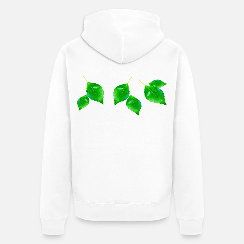 BOULEAU || - Veste à capuche bio Premium Unisexe - blanc