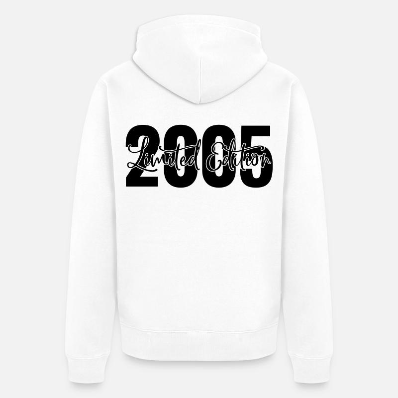 Edition limitée 2005 - Veste à capuche bio Premium Unisexe - blanc
