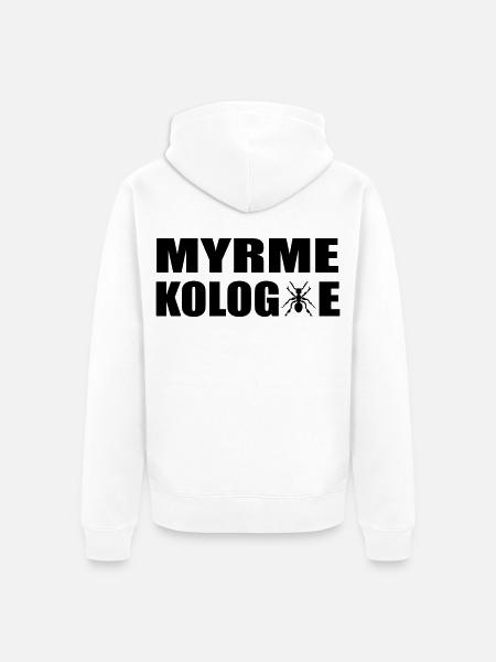 Ameisen Myrmekologie Insekten - Unisex Premium Bio Zip Hoodie - Weiß