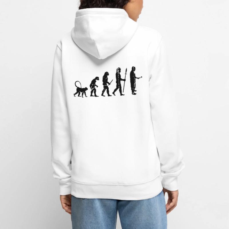 Évolution de Fleischer Veste à capuche bio Premium Unisexe