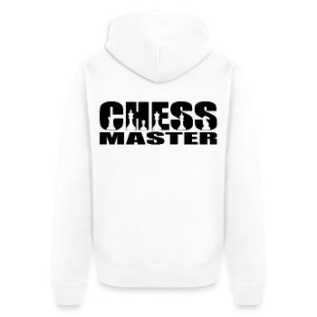 Maître d’échecs - Veste à capuche bio Premium Unisexe - blanc - Dos - Thijin (182cm)
