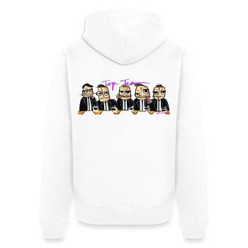 Tasse à café - Top Team - Veste à capuche bio Premium Unisexe - blanc - Dos - Thijin (182cm)