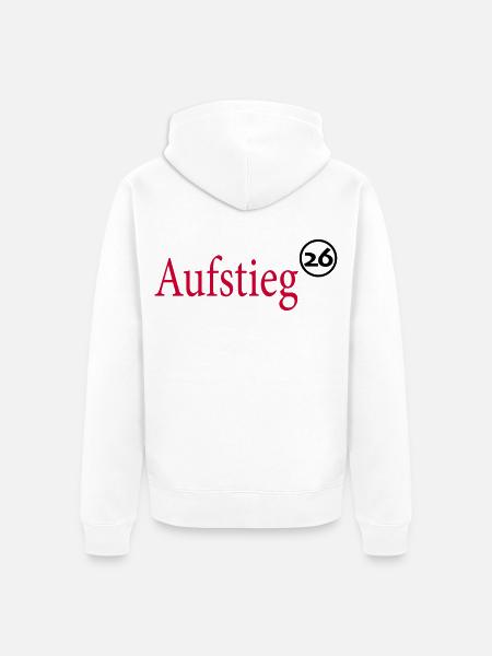 Promoted 2026 Promotion - Unisex Premium Organic Zip Hoodie - white