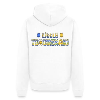 Kleiner Tsourekaki, griechischer Osterpascha - Unisex Premium Bio Zip Hoodie - Weiß - Hinten - Thijin (182cm)