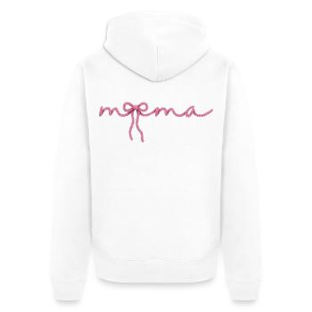 Maman Bow - Veste à capuche bio Premium Unisexe - blanc - Dos - Thijin (182cm)