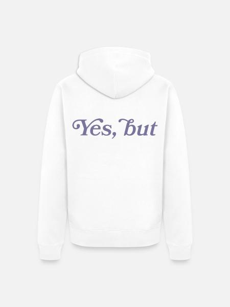 Ja, aber... - Veste à capuche bio Premium Unisexe - blanc