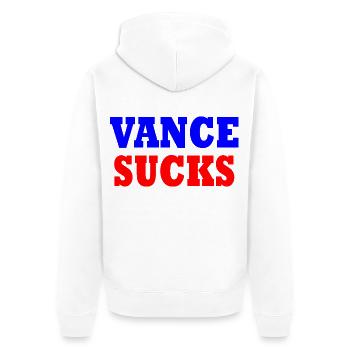 vance sucks - Veste à capuche bio Premium Unisexe - blanc - Dos - Thijin (182cm)