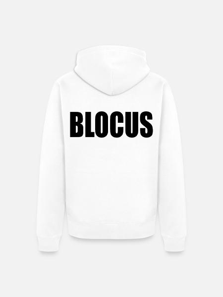 Blockade - Unisex Premium Bio Zip Hoodie - Weiß