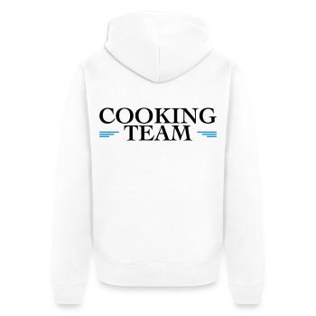 Cuisine d’équipe - Veste à capuche bio Premium Unisexe - blanc - Dos - Thijin (182cm)