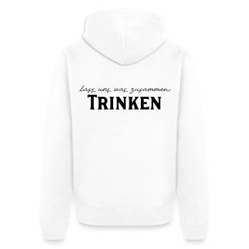énonciations drôles - Veste à capuche bio Premium Unisexe - blanc - Dos - Thijin (182cm)