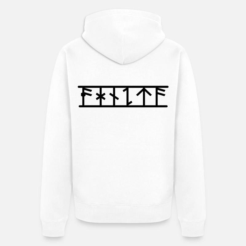 Agneta - Veste à capuche bio Premium Unisexe - blanc