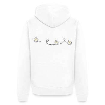 Edelweiss - Veste à capuche bio Premium Unisexe - blanc - Dos - Thijin (182cm)
