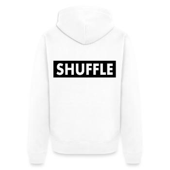 shuffle - Veste à capuche bio Premium Unisexe - blanc - Dos - Thijin (182cm)