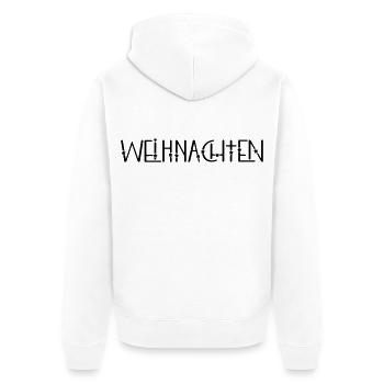 Noël - Veste à capuche bio Premium Unisexe - blanc - Dos - Thijin (182cm)