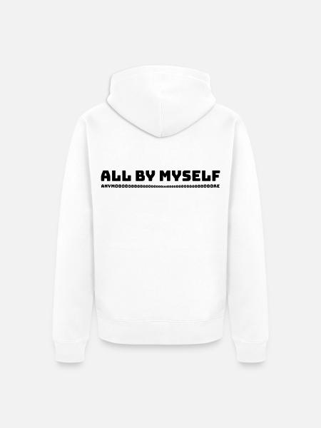 Anymooooooooore - Unisex Premium Bio Zip Hoodie - Weiß