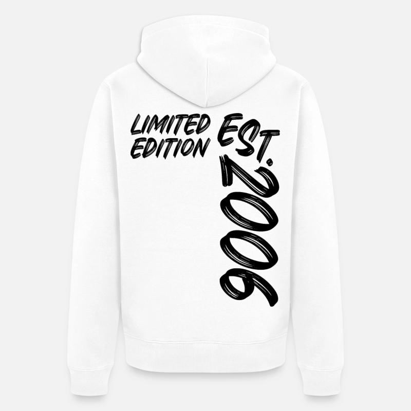 Édition limitée est. 2006 - Veste à capuche bio Premium Unisexe - blanc