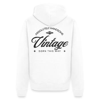Birthday Vintage 2006 - Vintage 20 - Unisex Premium Organic Zip Hoodie - white - Back - Thijin (182cm)