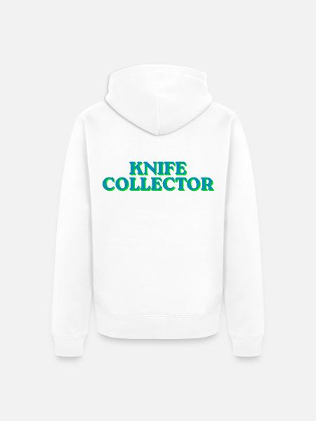 Blade Collector Neon Look - Unisex Premium Organic Zip Hoodie - white