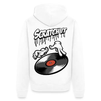 Scratch it - Veste à capuche bio Premium Unisexe - blanc - Dos - Thijin (182cm)