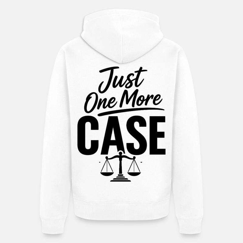 Encore un avocat - Veste à capuche bio Premium Unisexe - blanc