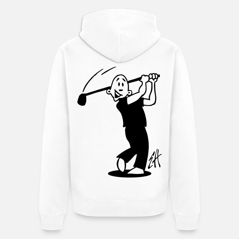 Golf - Veste à capuche bio Premium Unisexe - blanc