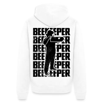 Apiculteur - Veste à capuche bio Premium Unisexe - blanc - Dos - Thijin (182cm)