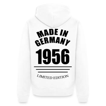 Fabriqué en Allemagne 1956 Édition limitée - Veste à capuche bio Premium Unisexe - blanc - Dos - Thijin (182cm)