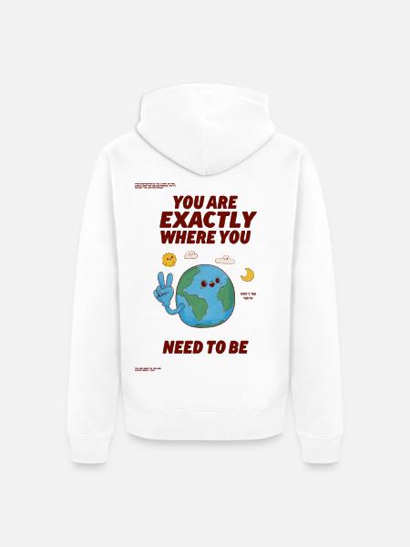 You patter! - Unisex Premium Bio Zip Hoodie - Weiß