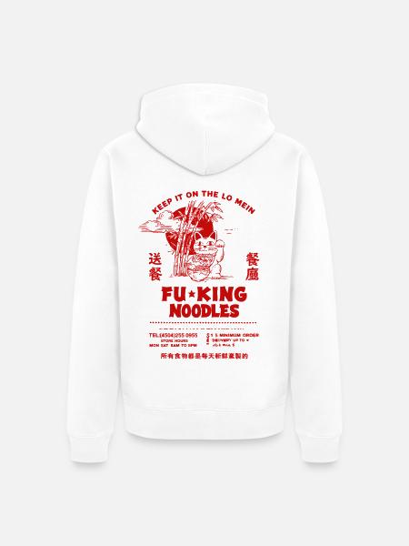 Noodle restaurant - Unisex Premium Bio Zip Hoodie - Weiß
