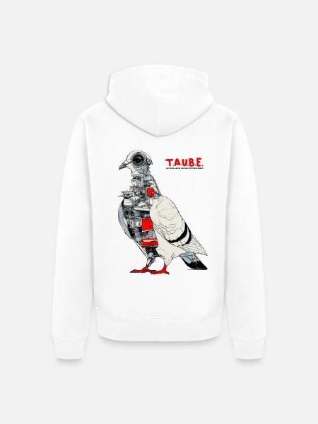 T.A.U.B.E. - Unisex Premium Bio Zip Hoodie - Weiß