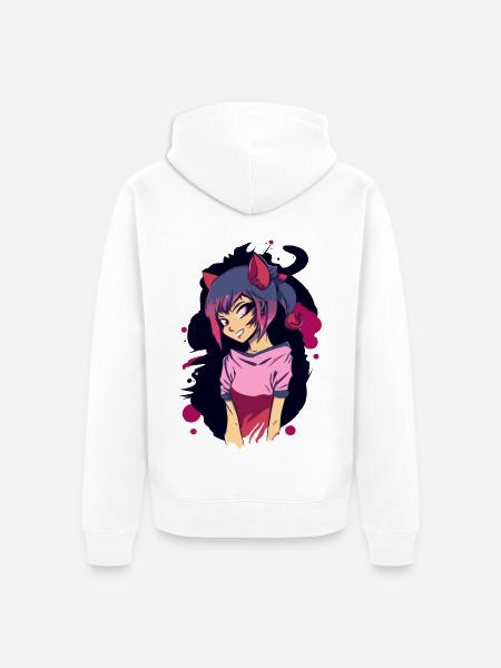 Cosplay - Unisex Premium Bio Zip Hoodie - Weiß