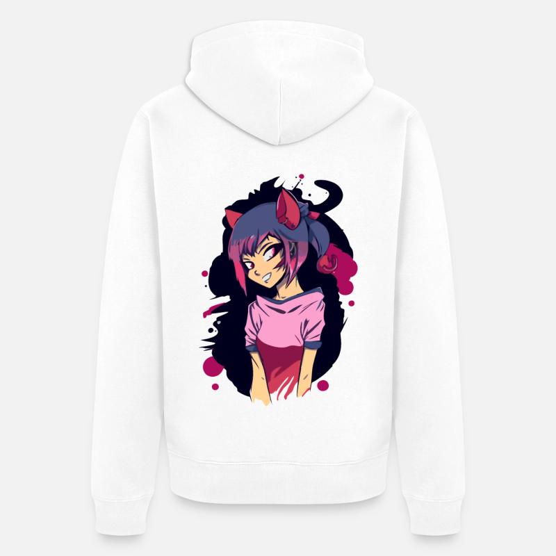 Cosplay - Veste à capuche bio Premium Unisexe - blanc