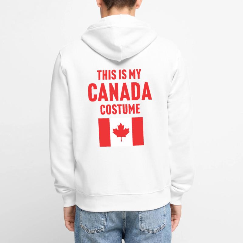 This my Canada costume Unisex Premium Organic Zip Hoodie