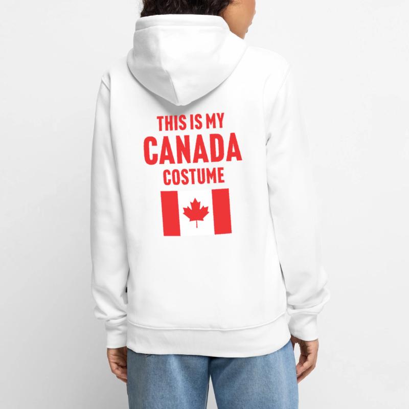 This my Canada costume Unisex Premium Organic Zip Hoodie