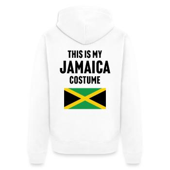 C’est mon costume de Jamaïque - Veste à capuche bio Premium Unisexe - blanc - Dos - Thijin (182cm)