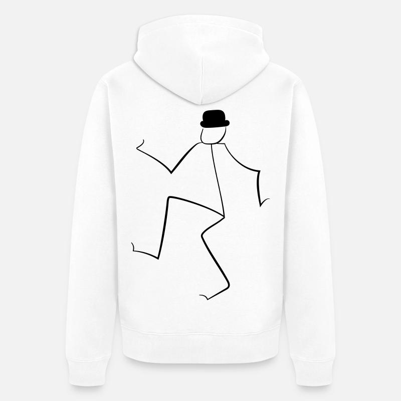 Danse - Veste à capuche bio Premium Unisexe - blanc