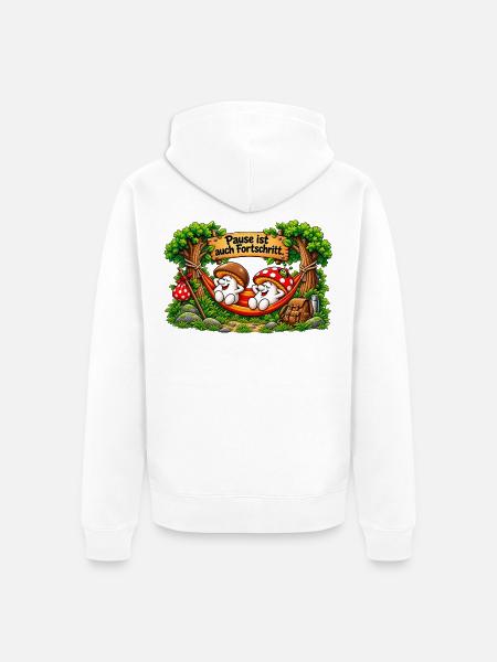 file_000000008bc4820a960e182e76efc721 - Unisex Premium Bio Zip Hoodie - Weiß