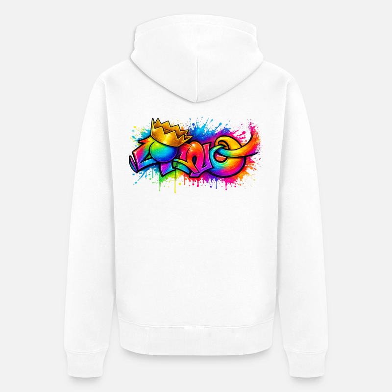 Cano - Veste à capuche bio Premium Unisexe - blanc