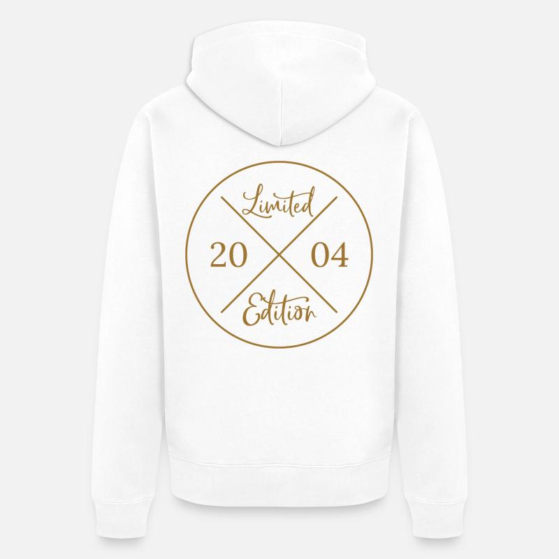 Edition limitée 2004 - Veste à capuche bio Premium Unisexe - blanc
