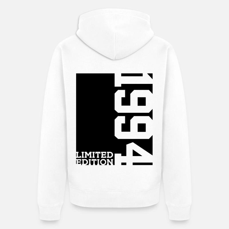 ÉDITION LIMITÉE 32E ANNIVERSAIRE 1994 - Veste à capuche bio Premium Unisexe - blanc