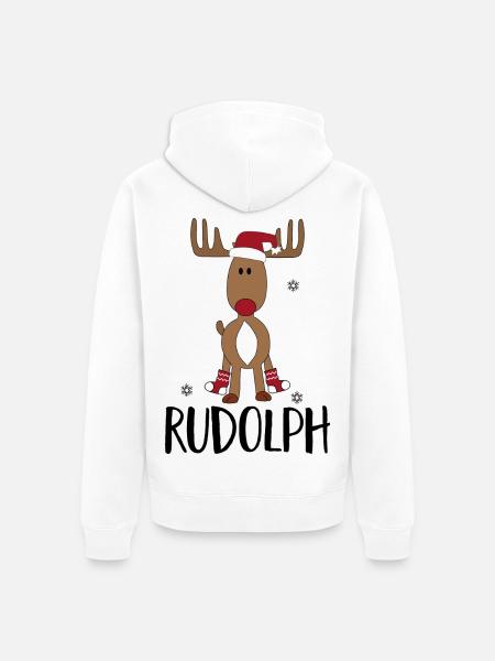 Noël - Veste à capuche bio Premium Unisexe - blanc