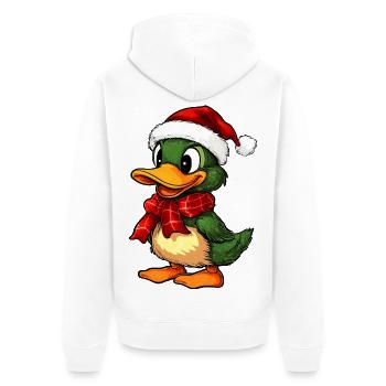 Canards de Noël - Veste à capuche bio Premium Unisexe - blanc - Dos - Thijin (182cm)