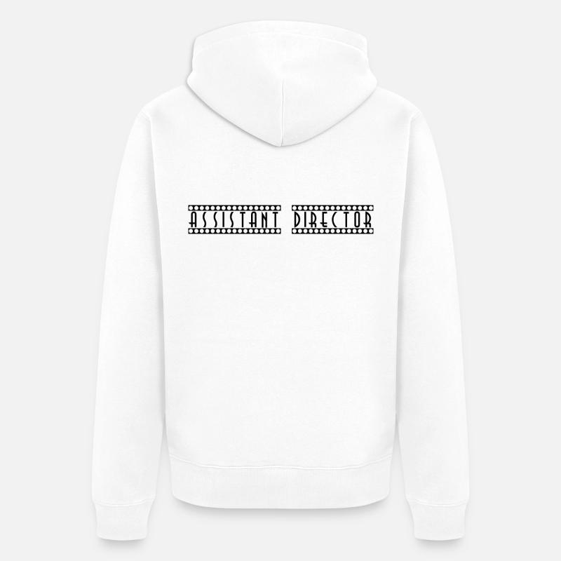 Assistant_Director - Veste à capuche bio Premium Unisexe - blanc