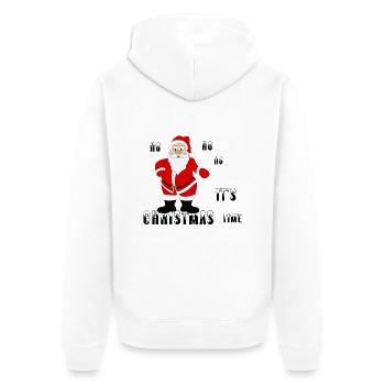 Père Noël laid Noël - Veste à capuche bio Premium Unisexe - blanc - Dos - Thijin (182cm)