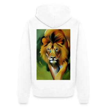 Le Roi Lion - Veste à capuche bio Premium Unisexe - blanc - Dos - Thijin (182cm)