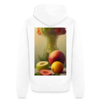 Fruit - Veste à capuche bio Premium Unisexe - blanc - Dos - Thijin (182cm)