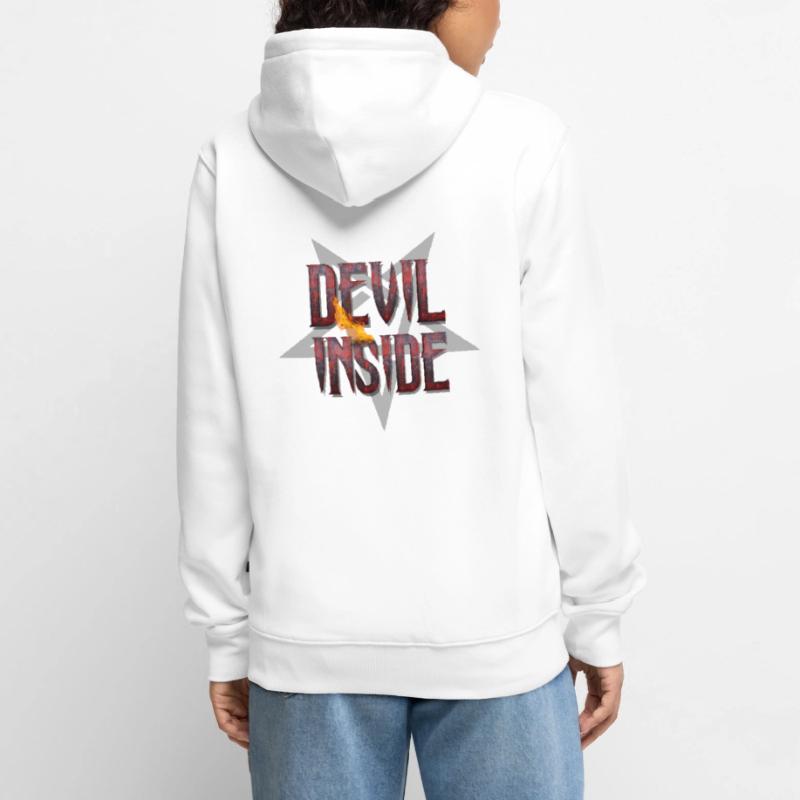 DEVIL INSIDE - Satan / Horror / Devil Veste à capuche bio Premium Unisexe